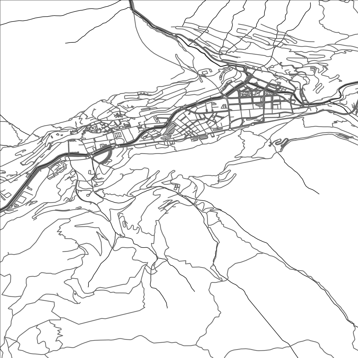 ROAD MAP OF LA COMELLA, ANDORRA BY MAPBAKES