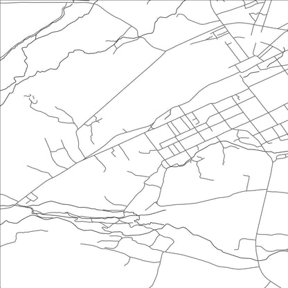 ROAD MAP OF ABHA, SAUDI ARABIA BY MAPBAKES