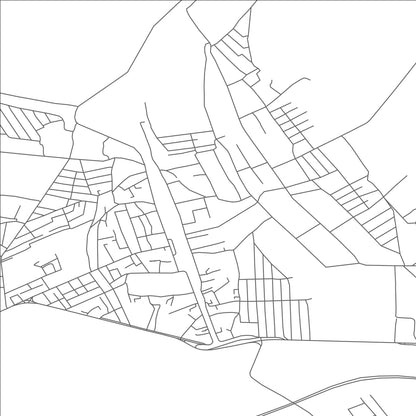 ROAD MAP OF AGSTAFA, AZERBAIJAN BY MAPBAKES