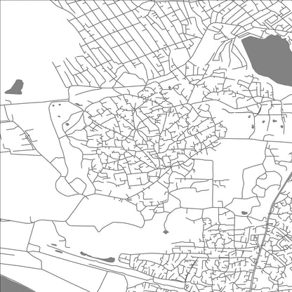 ROAD MAP OF BALAXANI, AZERBAIJAN BY MAPBAKES