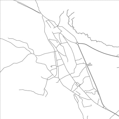 ROAD MAP OF AL MIDHNAB, SAUDI ARABIA BY MAPBAKES