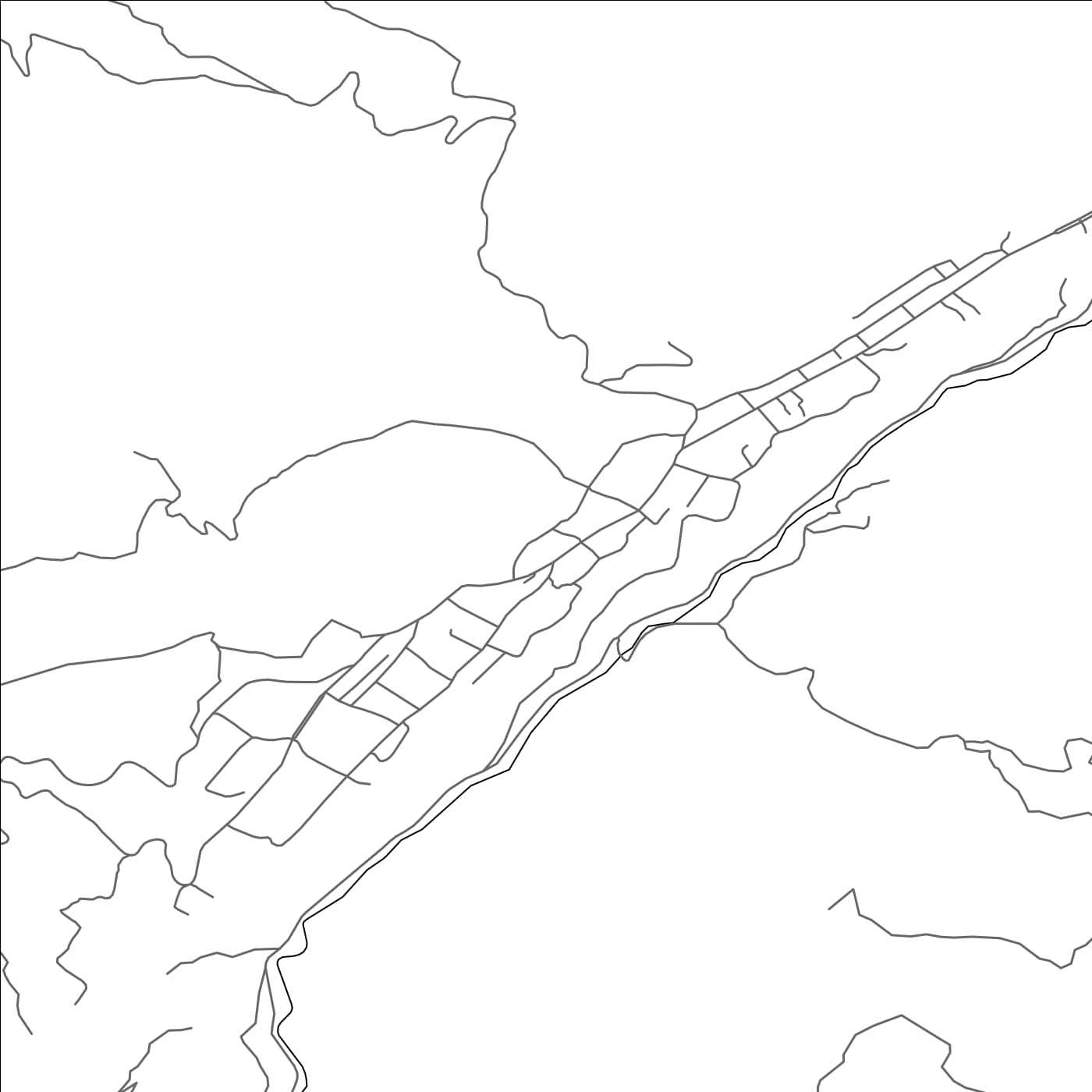 ROAD MAP OF HARAD, SAUDI ARABIA BY MAPBAKES