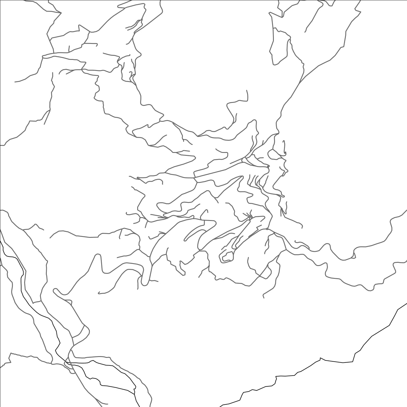 ROAD MAP OF LACIN, AZERBAIJAN BY MAPBAKES