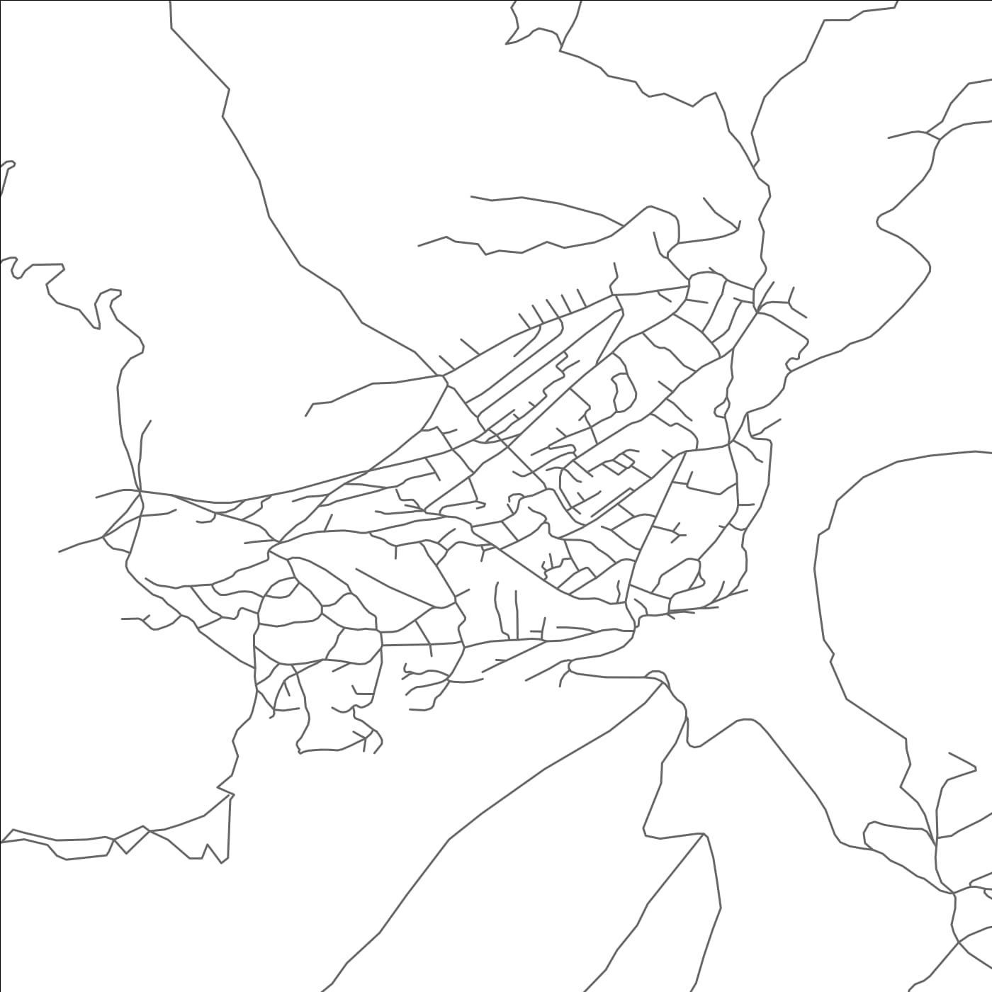 ROAD MAP OF KHAMIS MUSHAYT, SAUDI ARABIA BY MAPBAKES