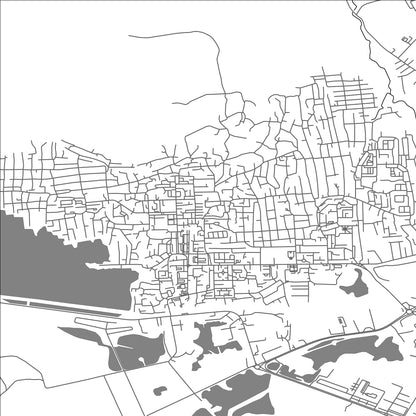 ROAD MAP OF MECCA, SAUDI ARABIA BY MAPBAKES