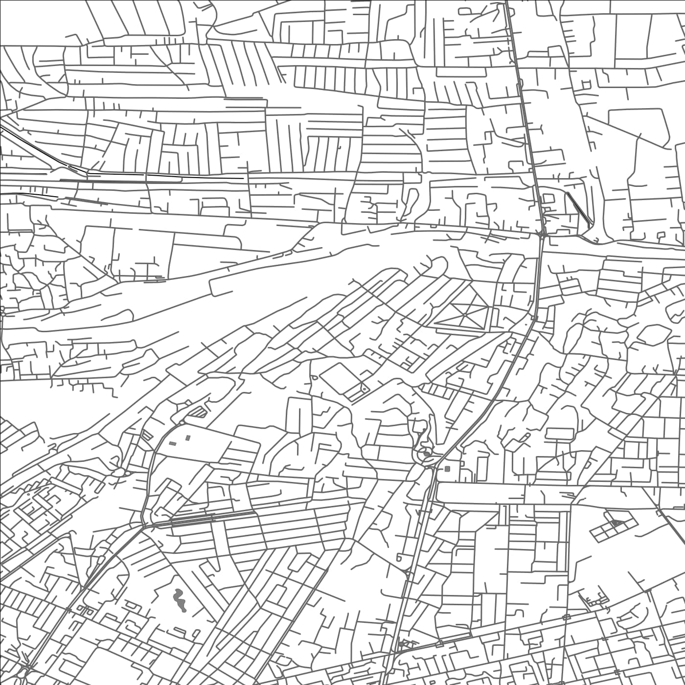 ROAD MAP OF MEDINA, SAUDI ARABIA BY MAPBAKES