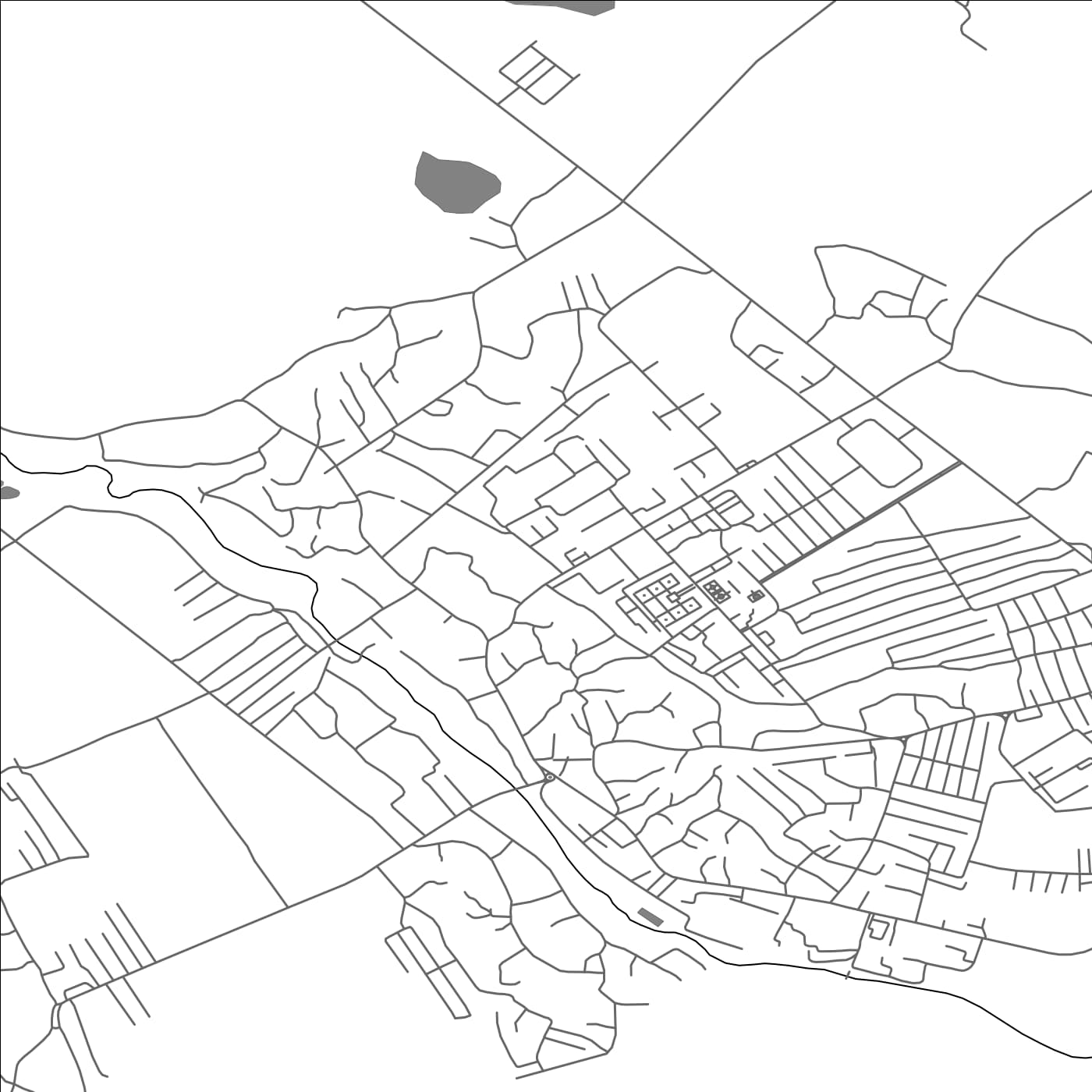 ROAD MAP OF NAJRAN, SAUDI ARABIA BY MAPBAKES