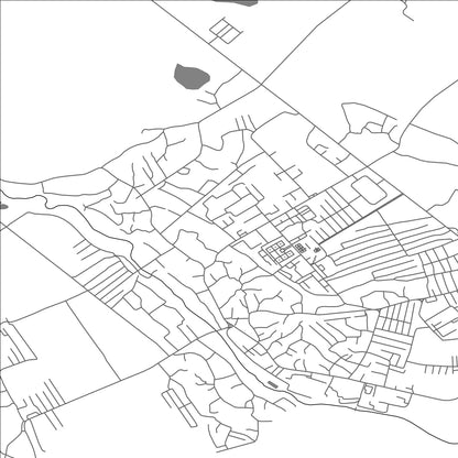 ROAD MAP OF NAJRAN, SAUDI ARABIA BY MAPBAKES