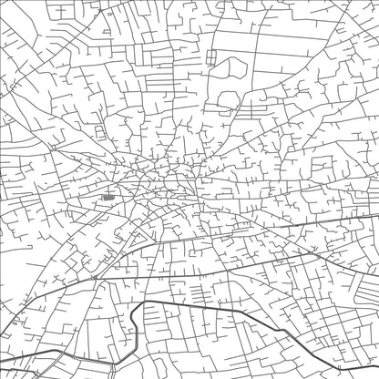 ROAD MAP OF QAL`AT BISHAH, SAUDI ARABIA BY MAPBAKES