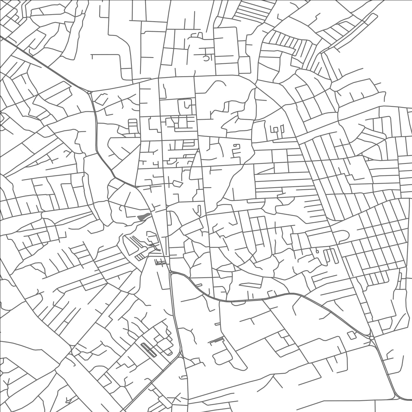 ROAD MAP OF RAS TANURA, SAUDI ARABIA BY MAPBAKES