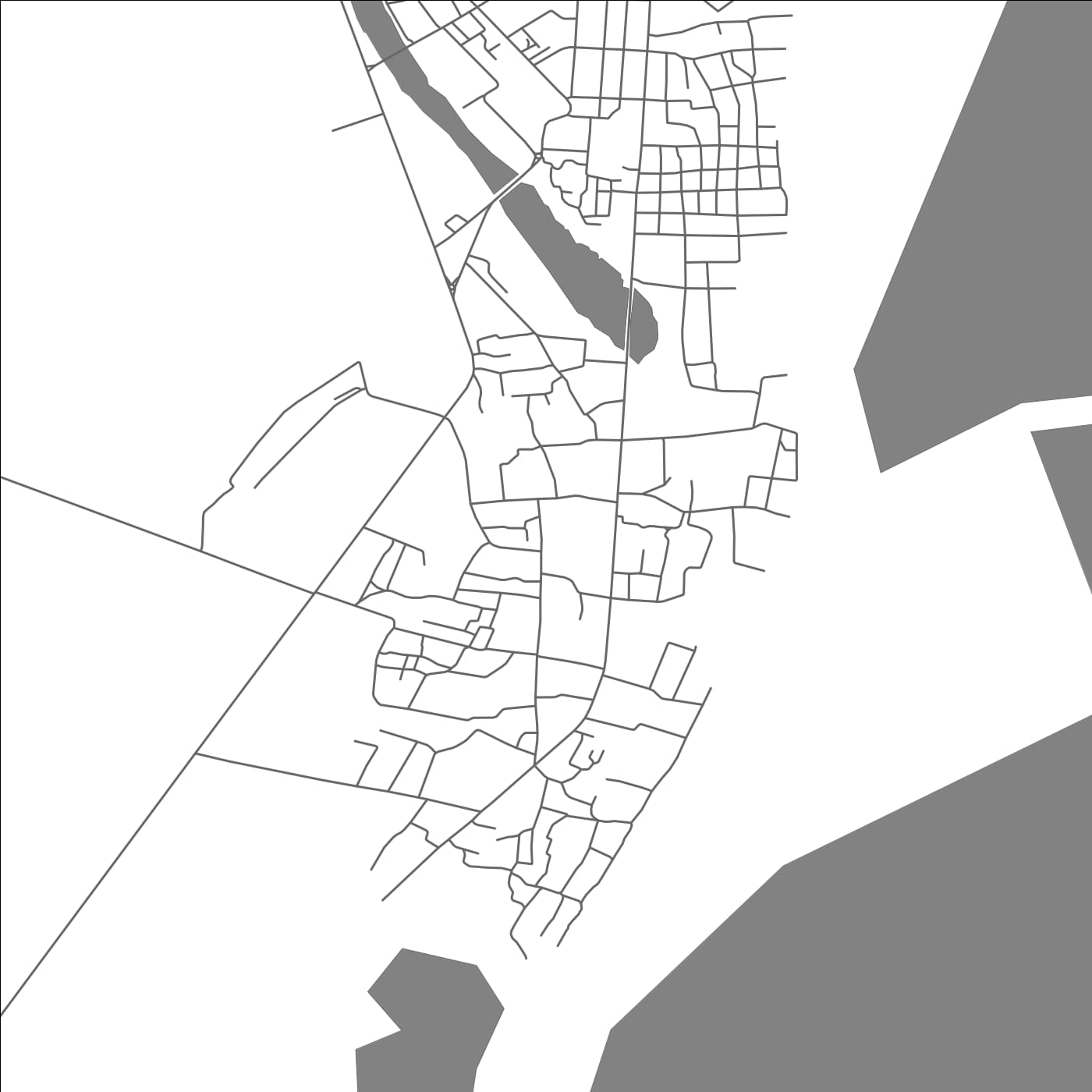 ROAD MAP OF RIYADH, SAUDI ARABIA BY MAPBAKES