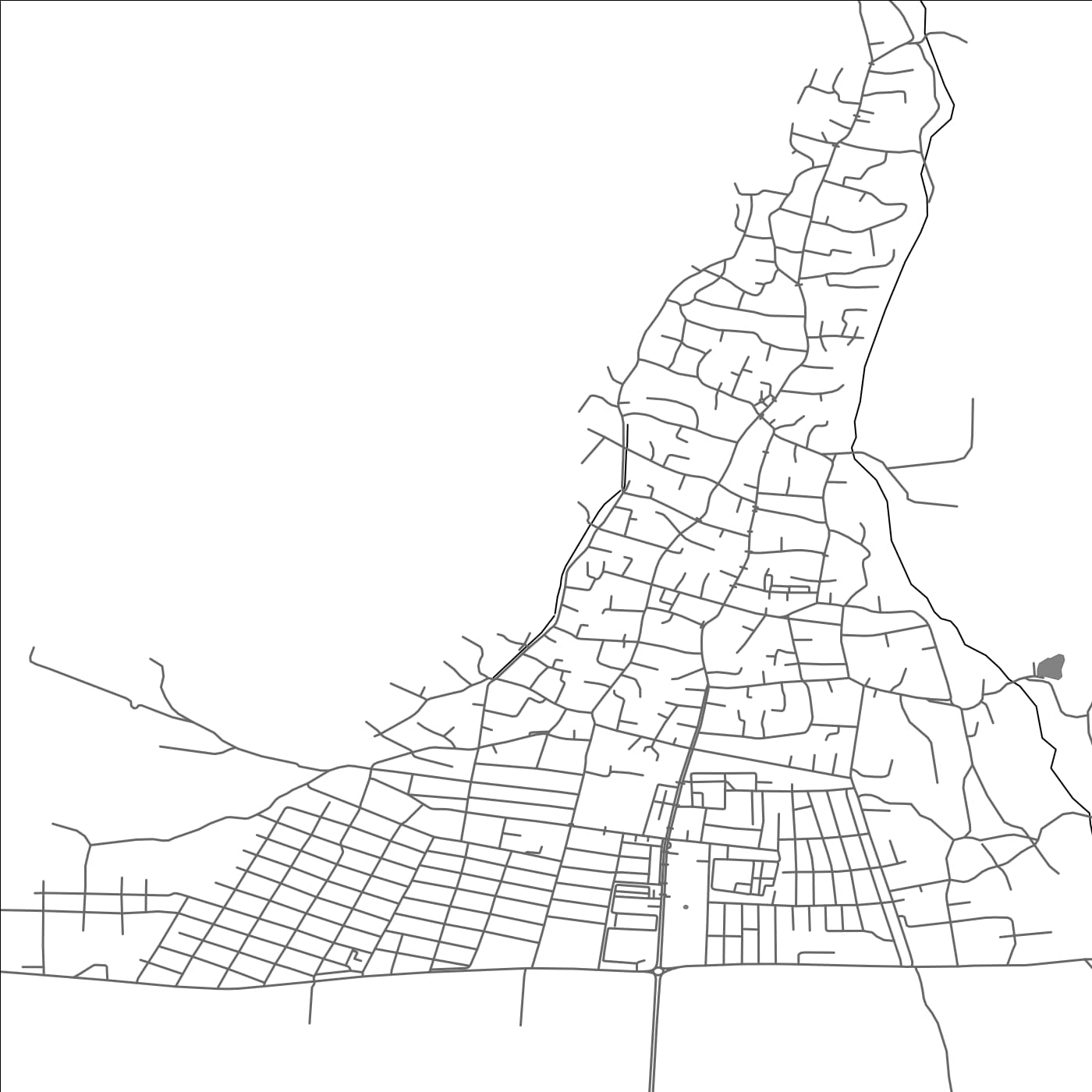 ROAD MAP OF OGUZ, AZERBAIJAN BY MAPBAKES