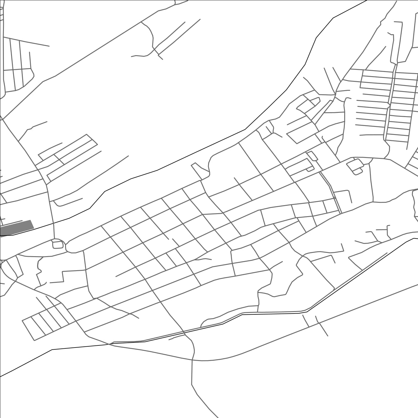 ROAD MAP OF TURAYF, SAUDI ARABIA BY MAPBAKES