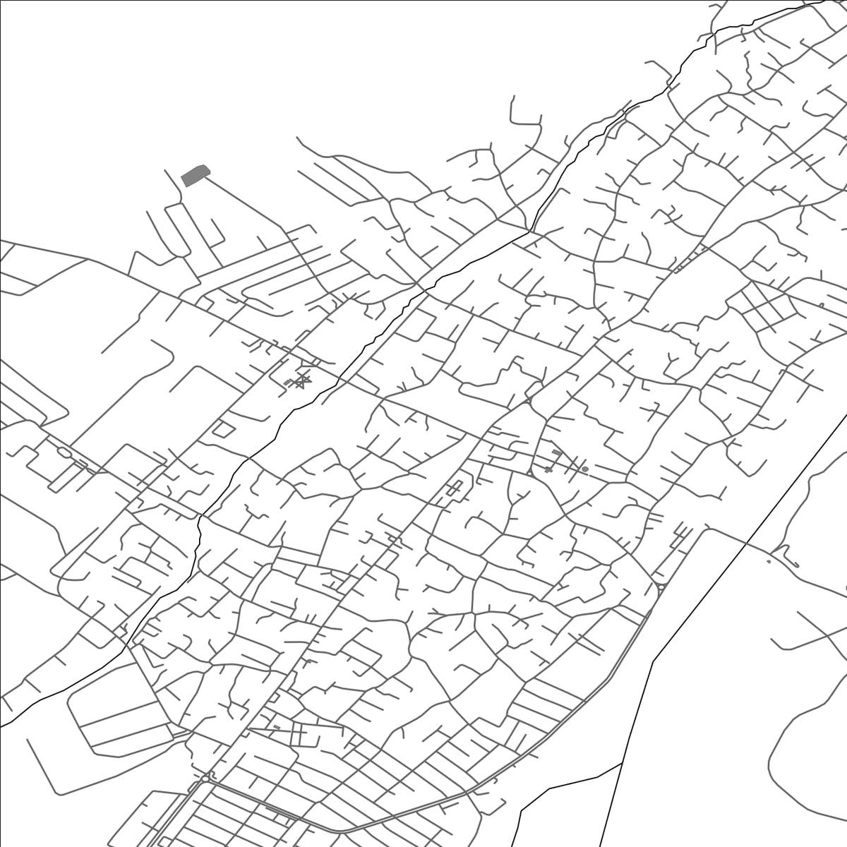 ROAD MAP OF QAZMALAR, AZERBAIJAN BY MAPBAKES