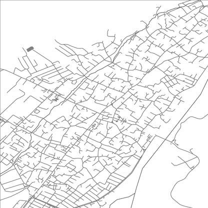 ROAD MAP OF QABALA, AZERBAIJAN BY MAPBAKES