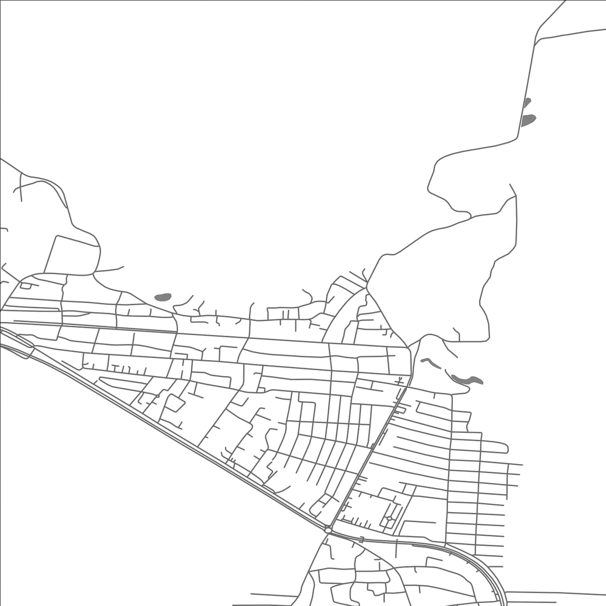 ROAD MAP OF QOBUSTAN, AZERBAIJAN BY MAPBAKES