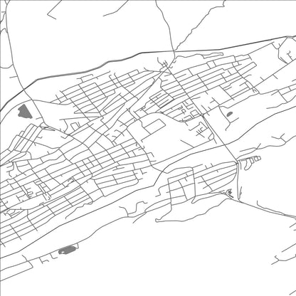 ROAD MAP OF QUSAR, AZERBAIJAN BY MAPBAKES