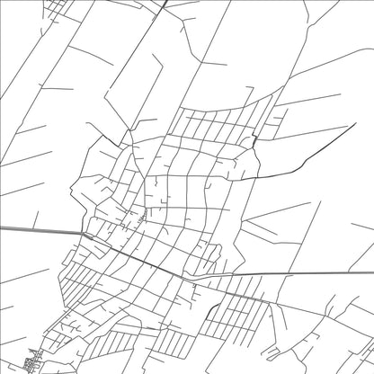 ROAD MAP OF SAMUX, AZERBAIJAN BY MAPBAKES