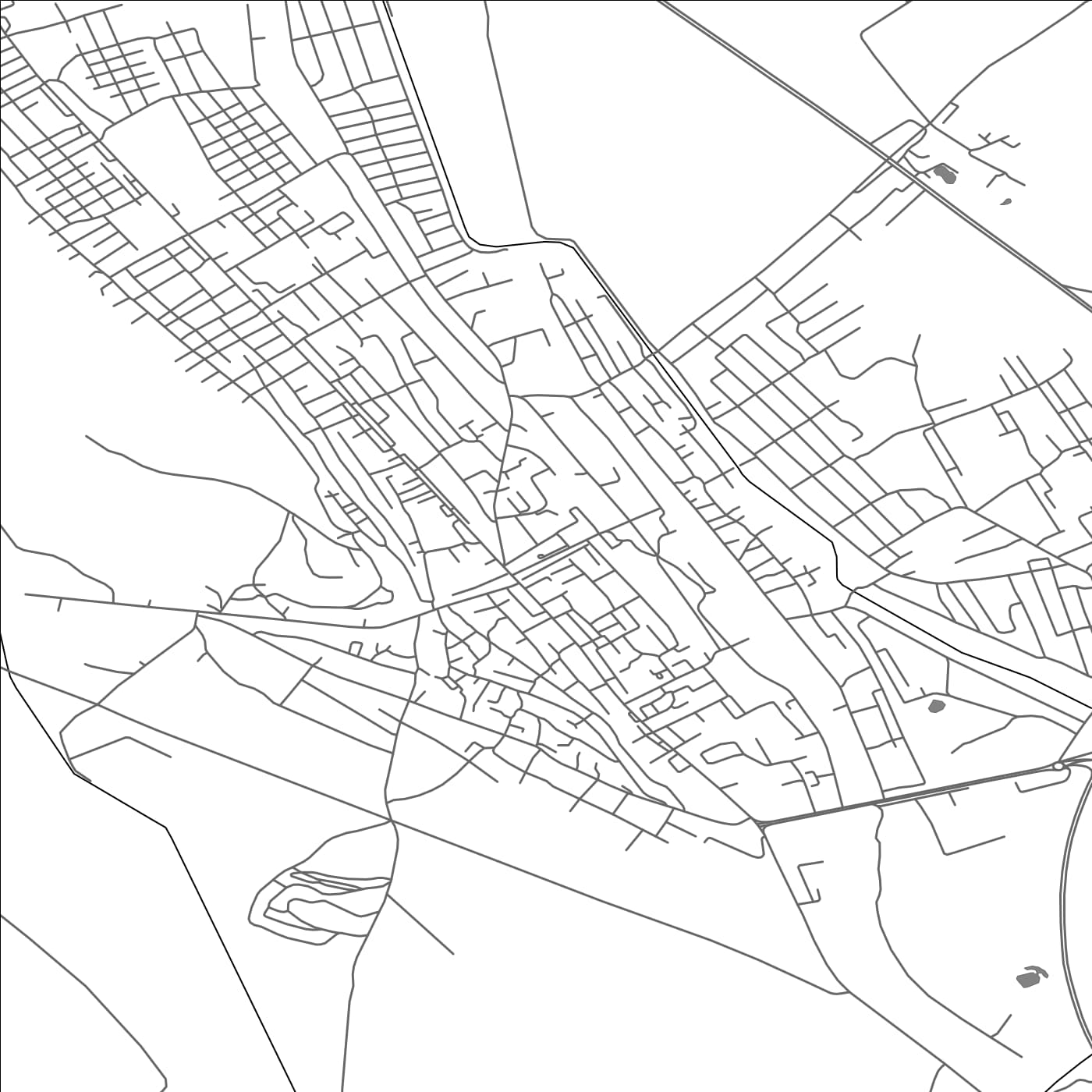 ROAD MAP OF SIYAZAN, AZERBAIJAN BY MAPBAKES