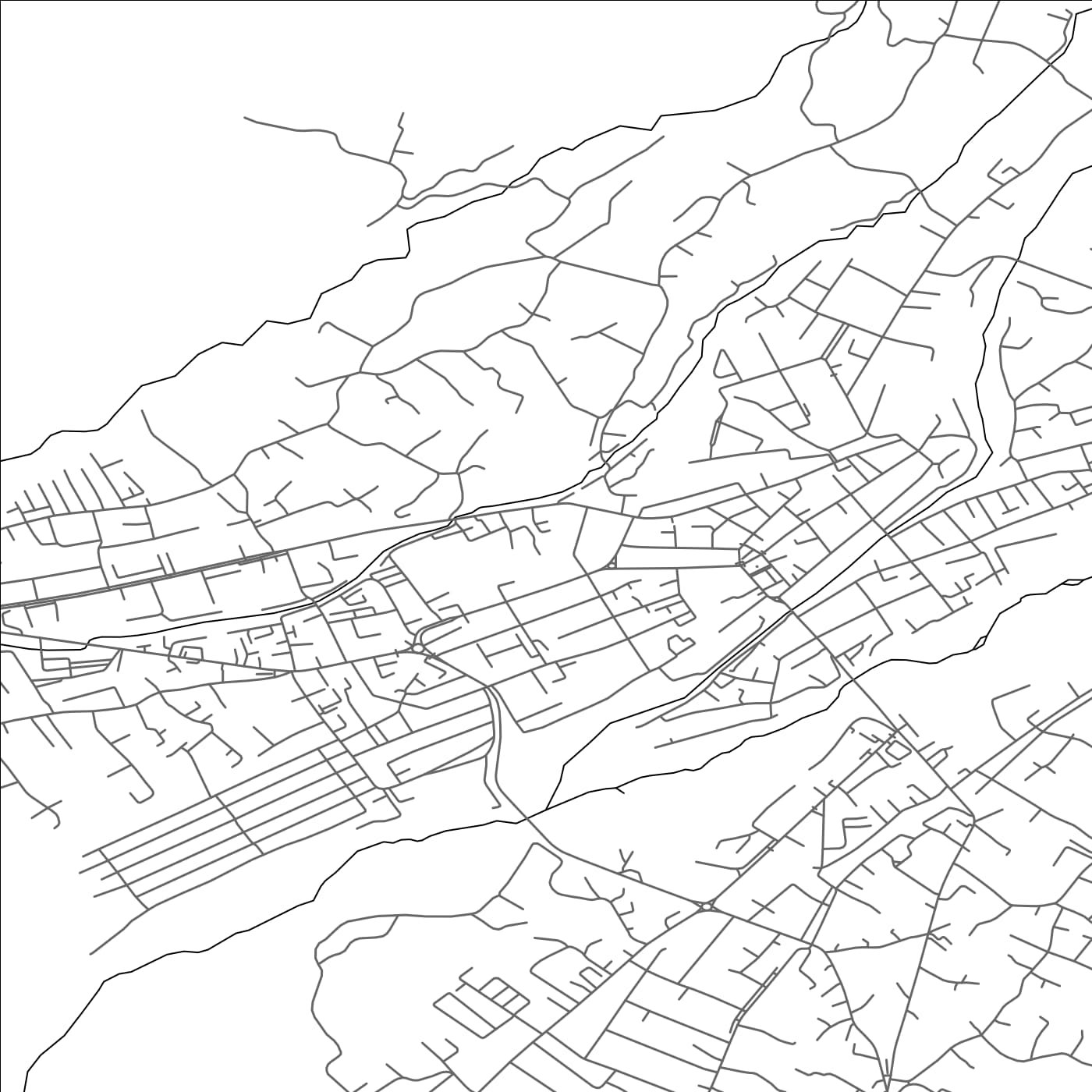 ROAD MAP OF ZAQATALA, AZERBAIJAN BY MAPBAKES