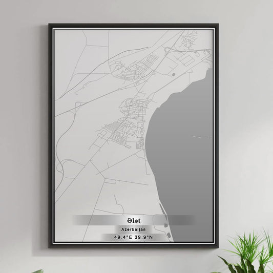 ROAD MAP OF AL WAJH, SAUDI ARABIA BY MAPBAKES