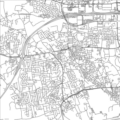 ROAD MAP OF AYN AD DĀR, BAHRAIN BY MAPBAKES