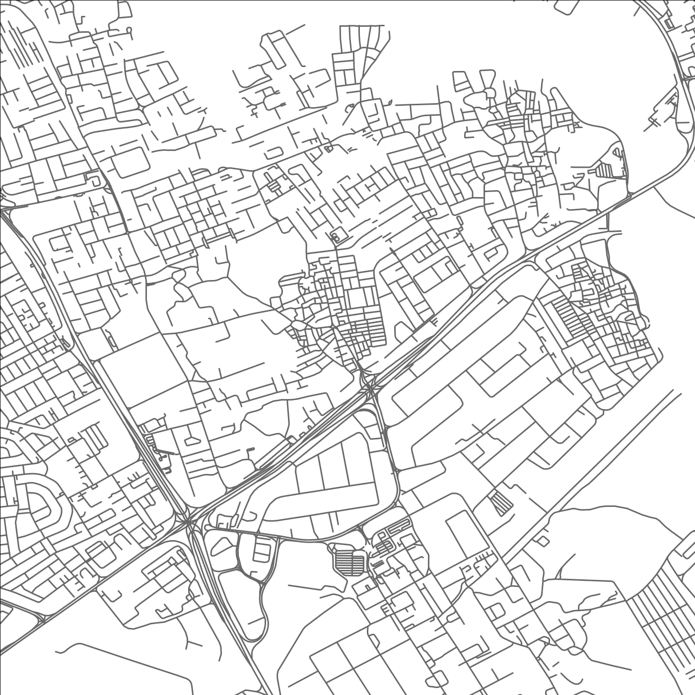 ROAD MAP OF AN NUWAYDIRĀT, BAHRAIN BY MAPBAKES