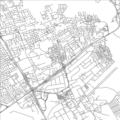 ROAD MAP OF AN NUWAYDIRĀT, BAHRAIN BY MAPBAKES