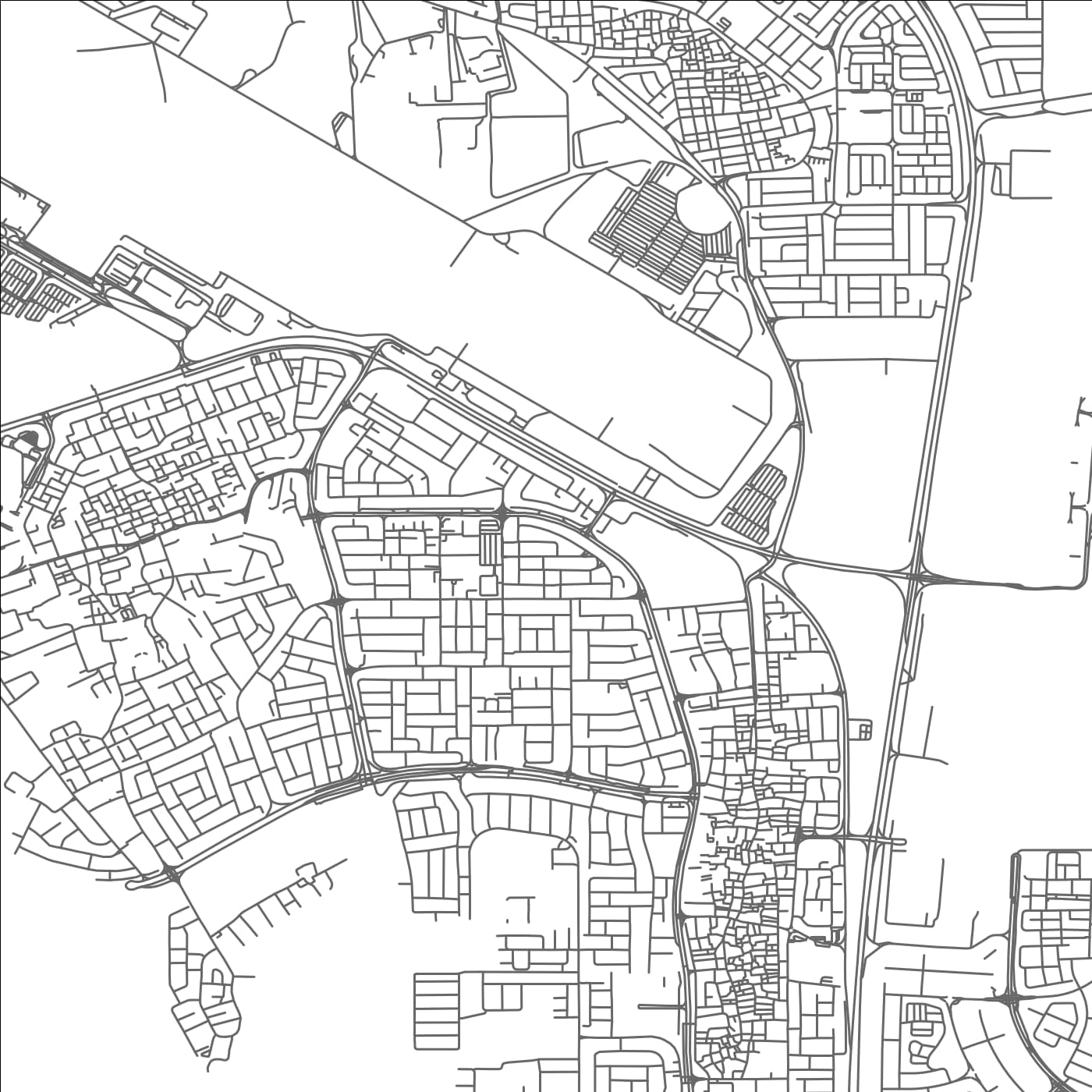 ROAD MAP OF AZ ZIMMAH, BAHRAIN BY MAPBAKES