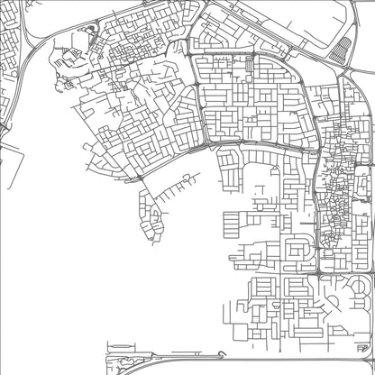 ROAD MAP OF ḨĀLAT AS SULŢAH, BAHRAIN BY MAPBAKES