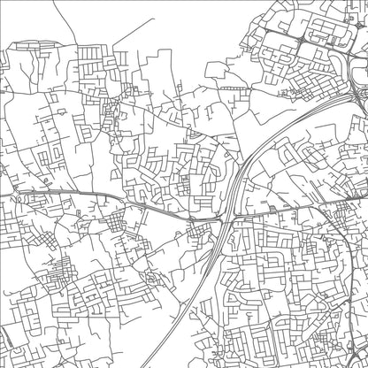 ROAD MAP OF ḨILLAT ‘ABD AŞ ŞĀLIḨ, BAHRAIN BY MAPBAKES