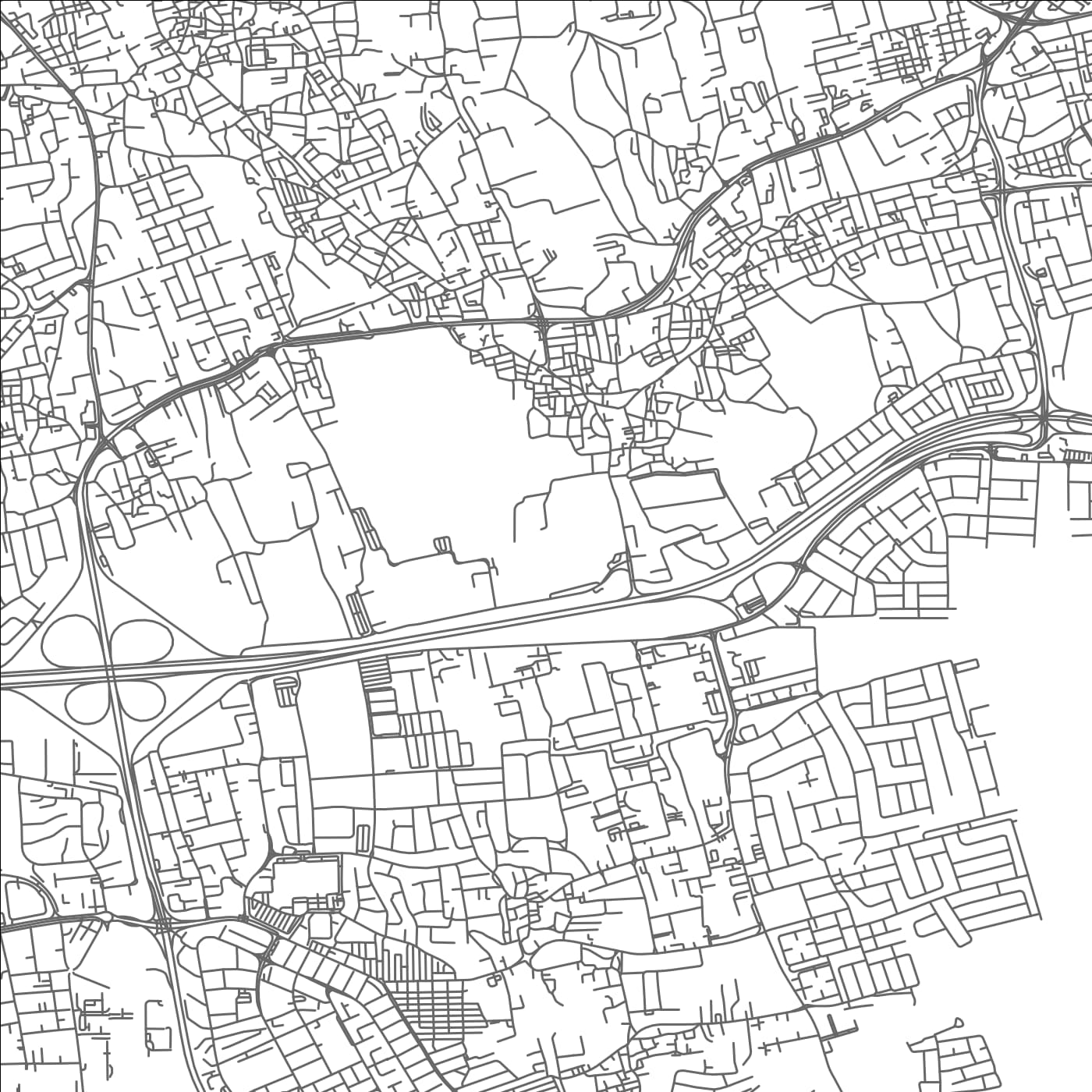 ROAD MAP OF JAMĀLAH, BAHRAIN BY MAPBAKES