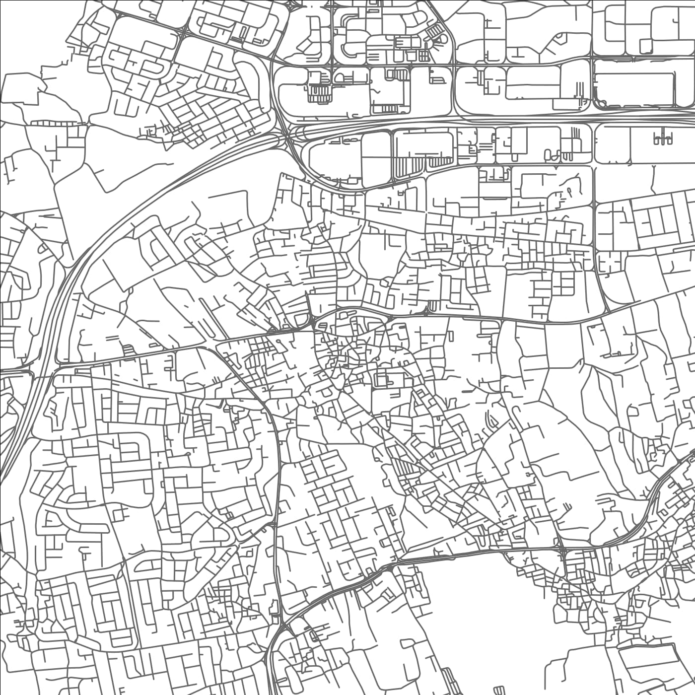 ROAD MAP OF JIDD ḨAFŞ, BAHRAIN BY MAPBAKES