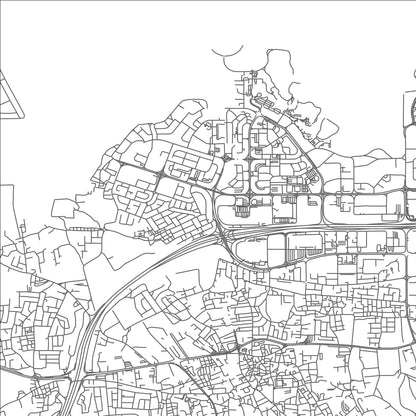 ROAD MAP OF KARBĀBĀD, BAHRAIN BY MAPBAKES