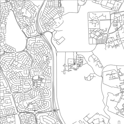 ROAD MAP OF MADĪNAT ḨAMAD, BAHRAIN BY MAPBAKES