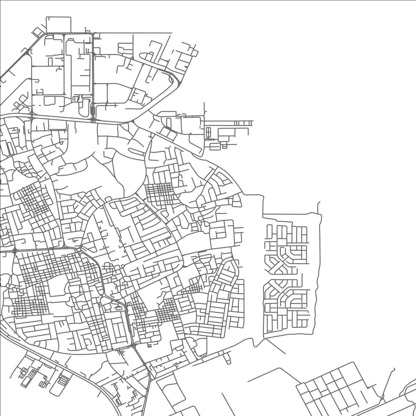 ROAD MAP OF MAHAZZAH, BAHRAIN BY MAPBAKES