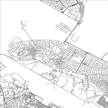 ROAD MAP OF RAYYĀ, BAHRAIN BY MAPBAKES