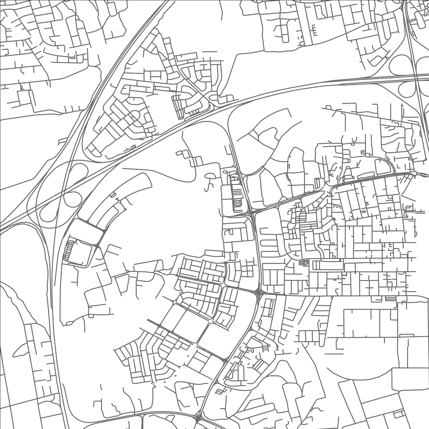 ROAD MAP OF SALMĀBĀD, BAHRAIN BY MAPBAKES