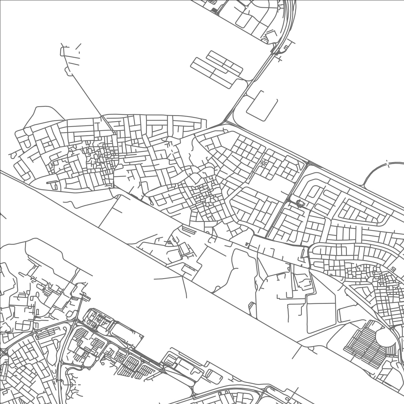 ROAD MAP OF SAMĀHĪJ, BAHRAIN BY MAPBAKES