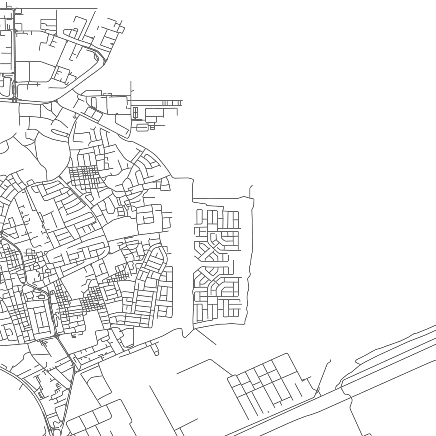 ROAD MAP OF SUFĀLAH, BAHRAIN BY MAPBAKES