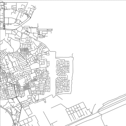 ROAD MAP OF SUFĀLAH, BAHRAIN BY MAPBAKES