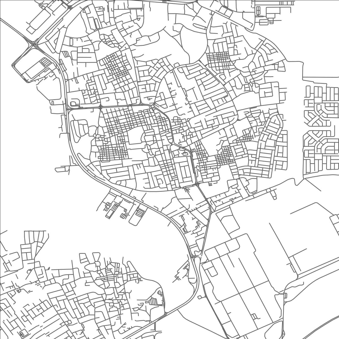 ROAD MAP OF WĀDIYĀN, BAHRAIN BY MAPBAKES