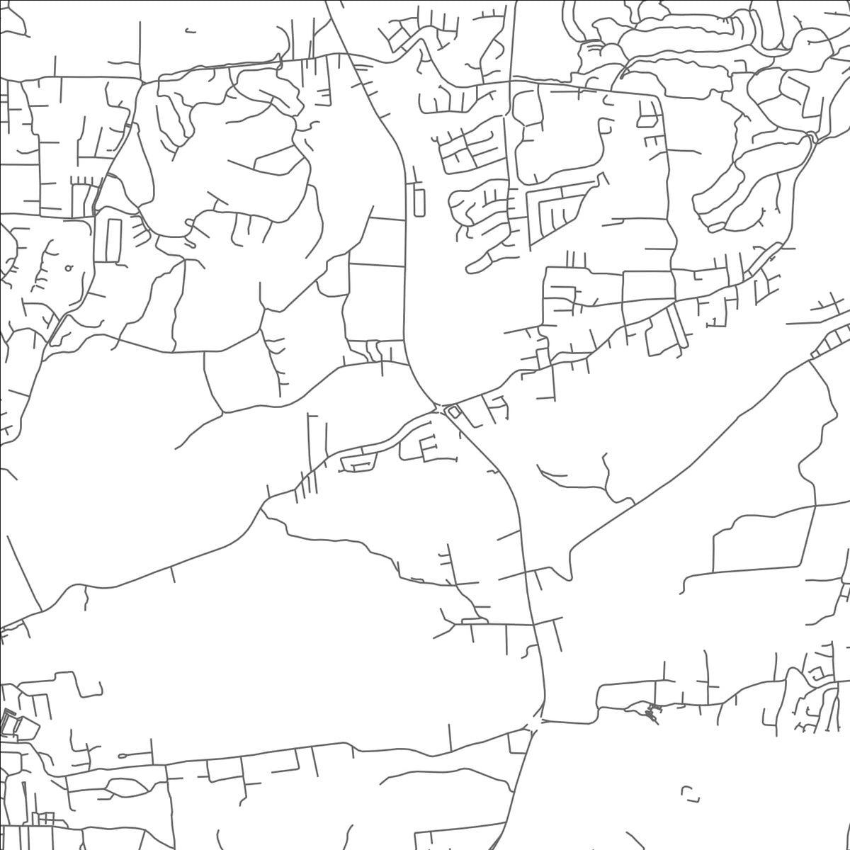 ROAD MAP OF BLOWERS, BARBADOS BY MAPBAKES