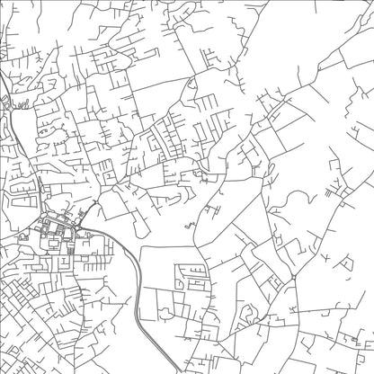 ROAD MAP OF CANE WOOD, BARBADOS BY MAPBAKES