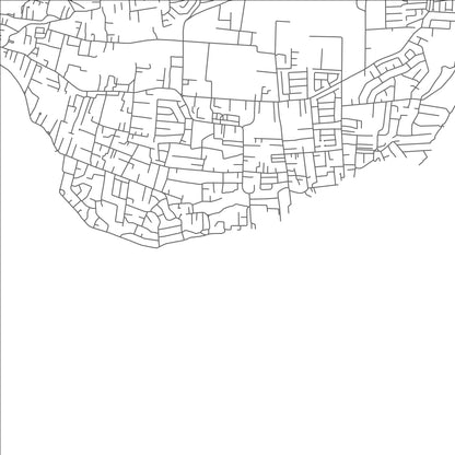 ROAD MAP OF GREEN GARDEN, BARBADOS BY MAPBAKES