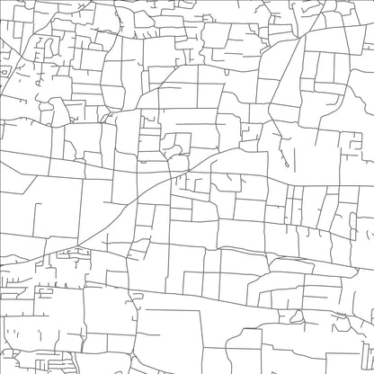 ROAD MAP OF HANNAYS TENANTRY, BARBADOS BY MAPBAKES