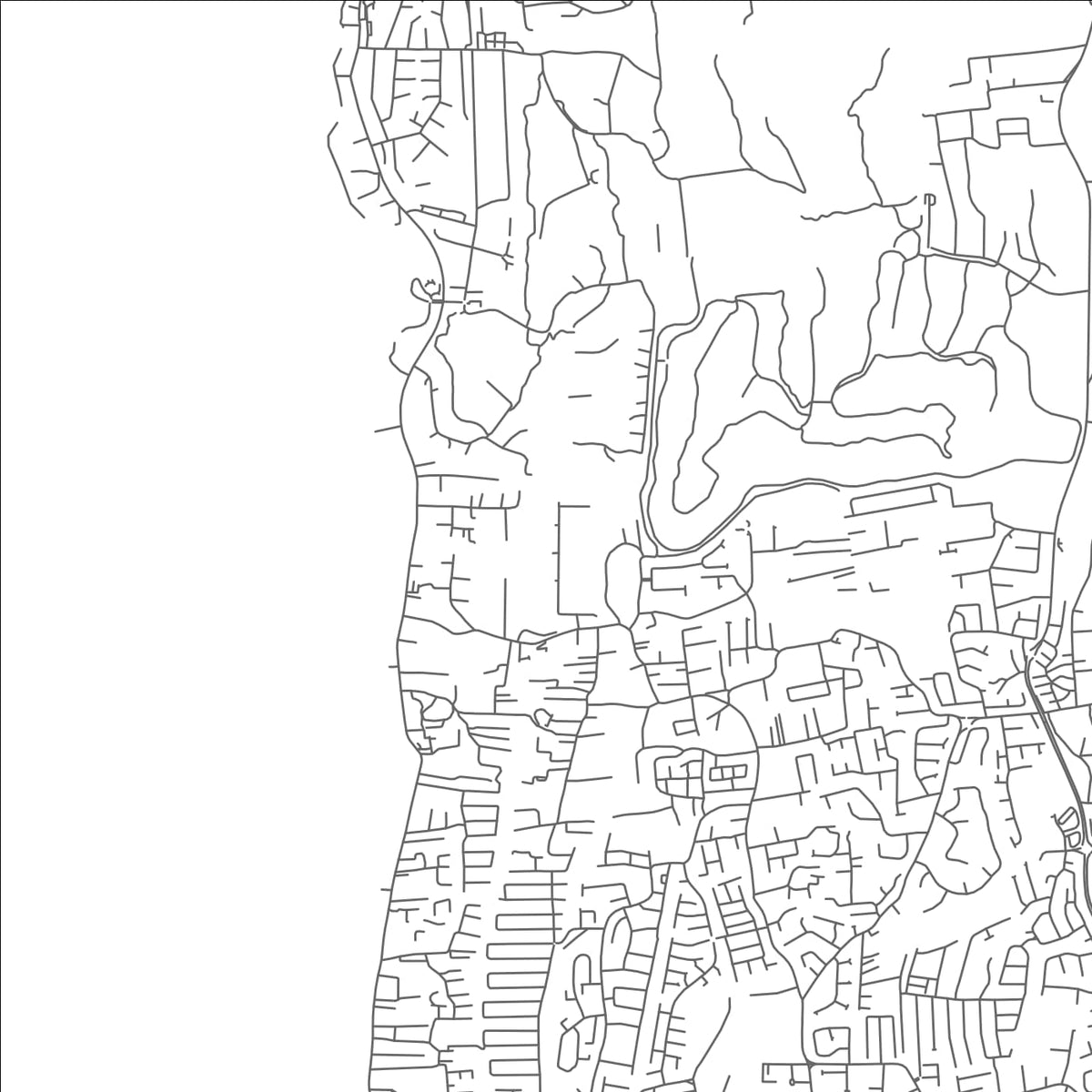 ROAD MAP OF HOLDERS HILL, BARBADOS BY MAPBAKES