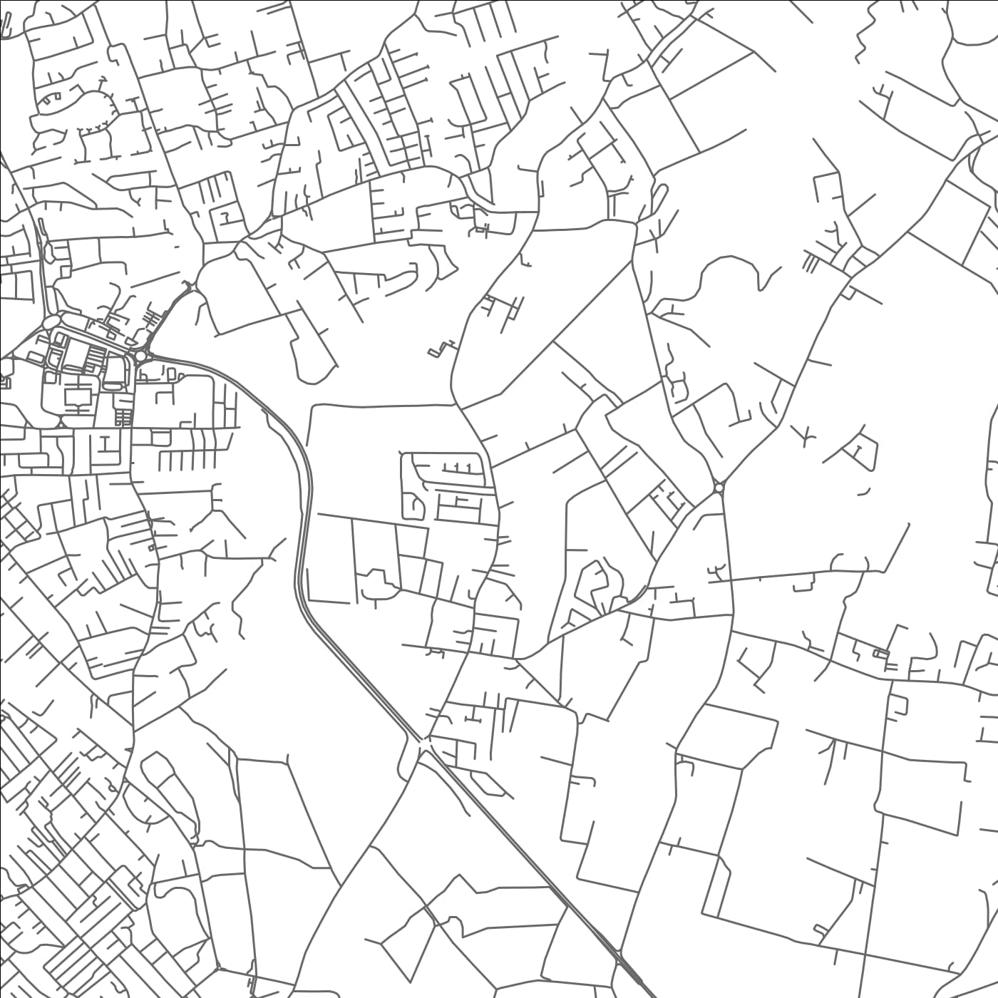 ROAD MAP OF JACKMANS, BARBADOS BY MAPBAKES