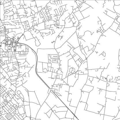 ROAD MAP OF JACKMANS, BARBADOS BY MAPBAKES