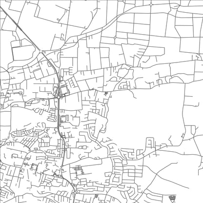 ROAD MAP OF LOWER BIRNEYS, BARBADOS BY MAPBAKES